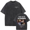 King of Pop Michael Jackson Album Cover T Shirt Men Women Fashion Classic Cool T-shirt Casual Vintage Washed T Shirts Streetwear