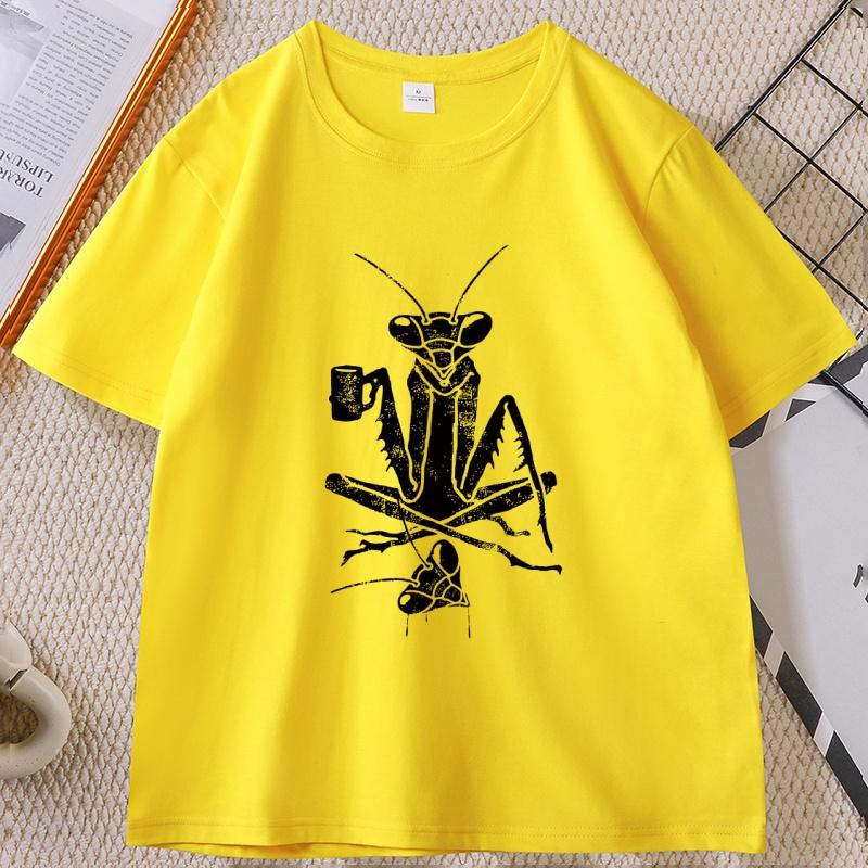 

Coffee Praying Unisextis T-Shirt Funny Graphic Tees Unisex T Shirt Summer Short Sleeve Comfortable Cotton Tees Male Clothing Tops 4XL