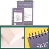 Sketch Book Spiral Wire Bound Hardcover 100 Sheets Acid Free No Bleed Thick Paper Artist Art Student Sketching Drawing Writing Sketchbook Art Supplies