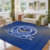 Portsmouth FC Design Kristall-Samt-Teppich Weich Dekorative Matte für Schlafzimmer Eingang