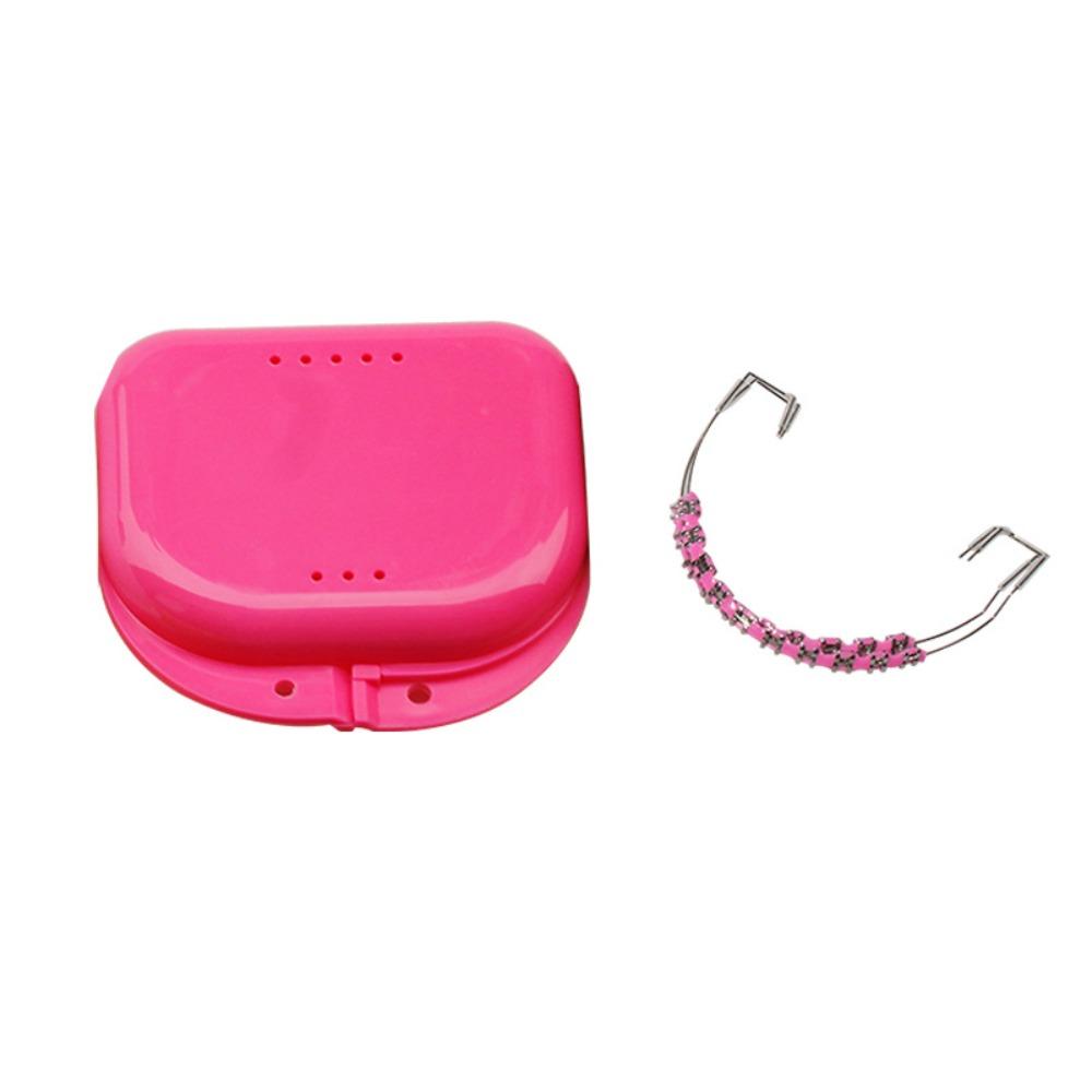 1 Set Colorful Temporary Tooth Decoration with Metal Wires Metal Bracket  Teeth