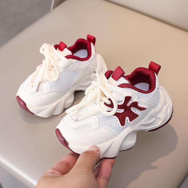 Boys' Mesh Sports Shoes | Breathable Children's Sneakers, Girls' Single-Layer Mesh Casual Shoes Trendy Sneakers