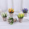 Artificial Plant Decorative Flowers Fake Flowers Mini Potted Bonsai Green Plant