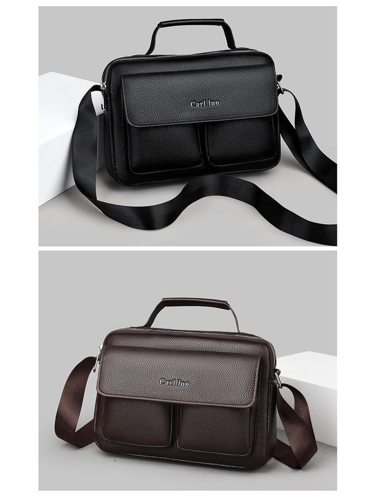 Sac Messager Bandoulière Business Rétro pour Homme avec Grande Capacité