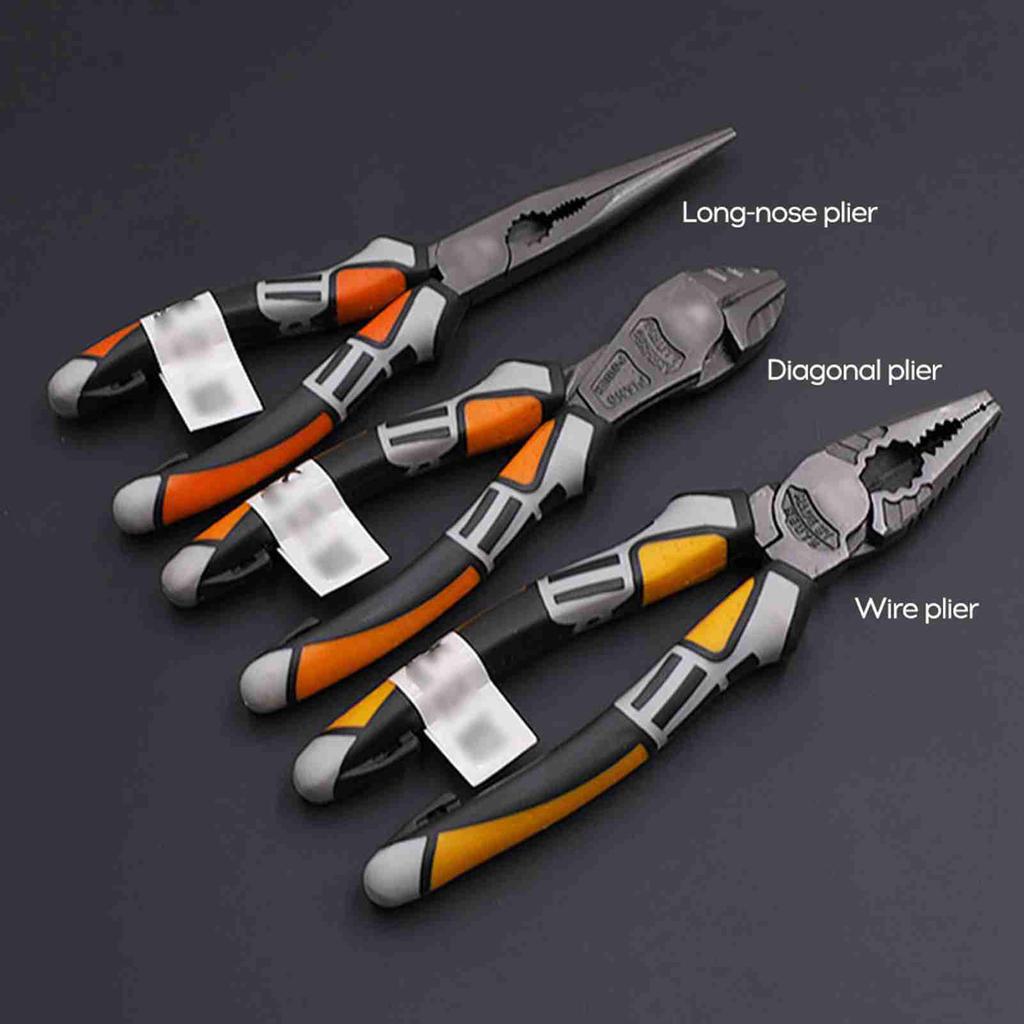 8   Wire Plier Professional Electrician Plier  -  Steel Wire Cutter Stripping Crimping Tool