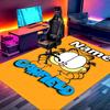 Custom Name Personalized Garfield Print Carpet, Versatile Home Decor Rug, for Playroom, Apartment, Balcony, Entryway, Hallway Gift