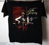 Maglietta Nera Manica Corta Vintage Cat Stevens Live Firma S5XL ZL191