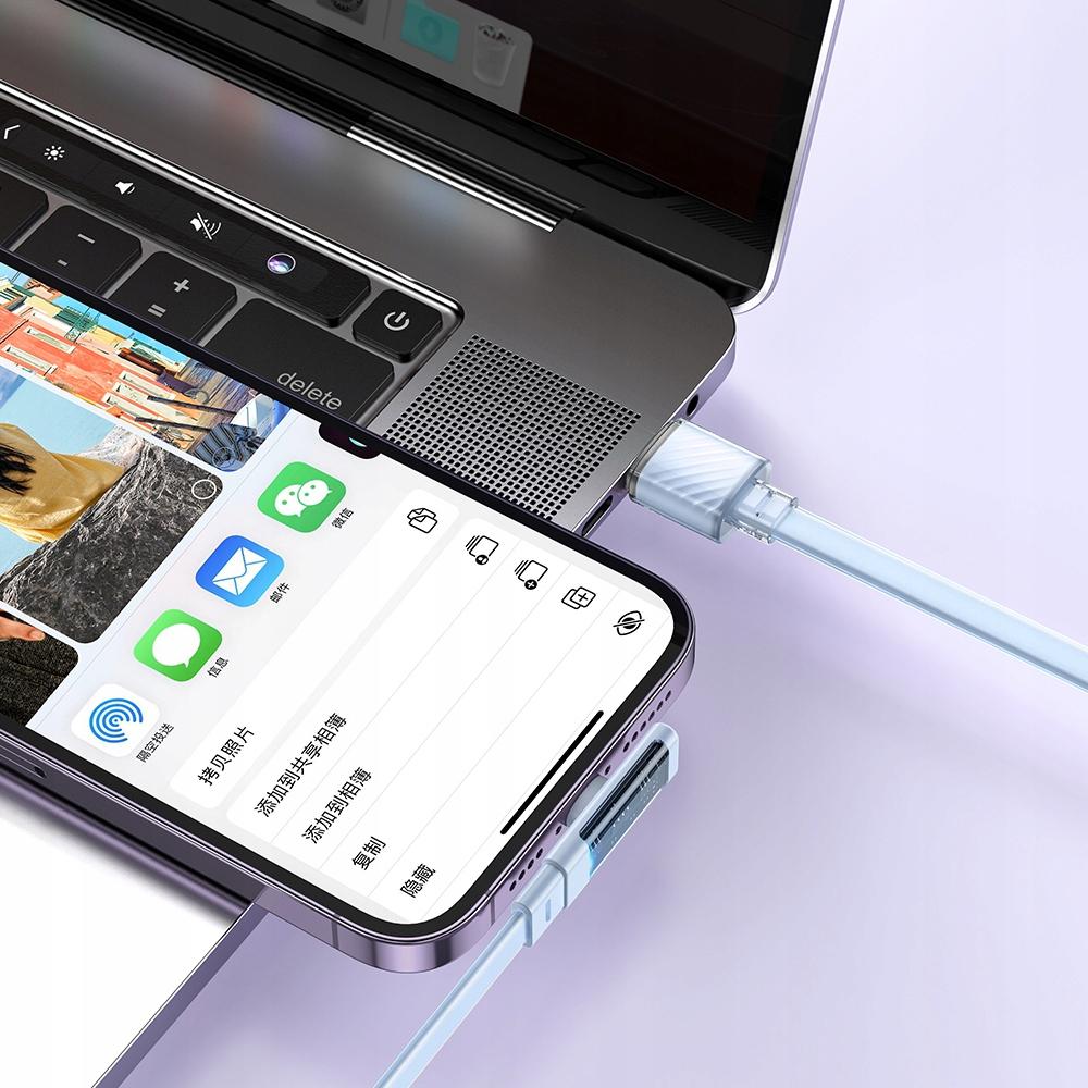 Cable For Iphone, Angular, Powerful, Superfast, Mcdodo, 36W, 1.8M, Blue