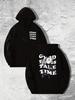 Men's Hooded Printed Sweatshirt, New Autumn-winter Style Long-sleeved Casual American Streetwear Outdoor Sport Comfortable