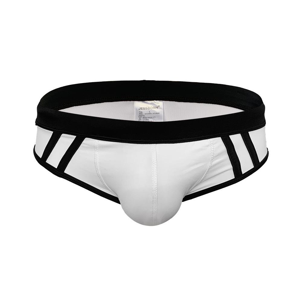 

JESSBORN Мужские плавки-треугольники с эффектом увеличения объема: Стильная пляжная одежда, защищающая от неловких ситуаций Large