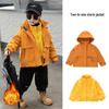 Chaqueta cortavientos para niño estilo nuevo 2025 con forro polar para otoño/invierno, diseño tres en uno
