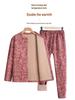 Fleece-Lined Warm Underwear Set for Middle-Aged and Elderly Women - Autumn/Winter Style