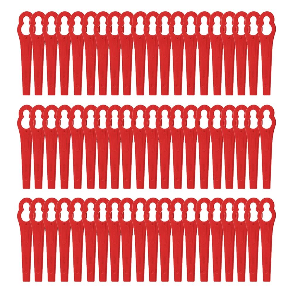 20/60/100/120pcs Strimmer Blades Plastic L83 Grass Cutting Blade Durable Grass Trimming Machine Blade for Cordless Grass Trimmer