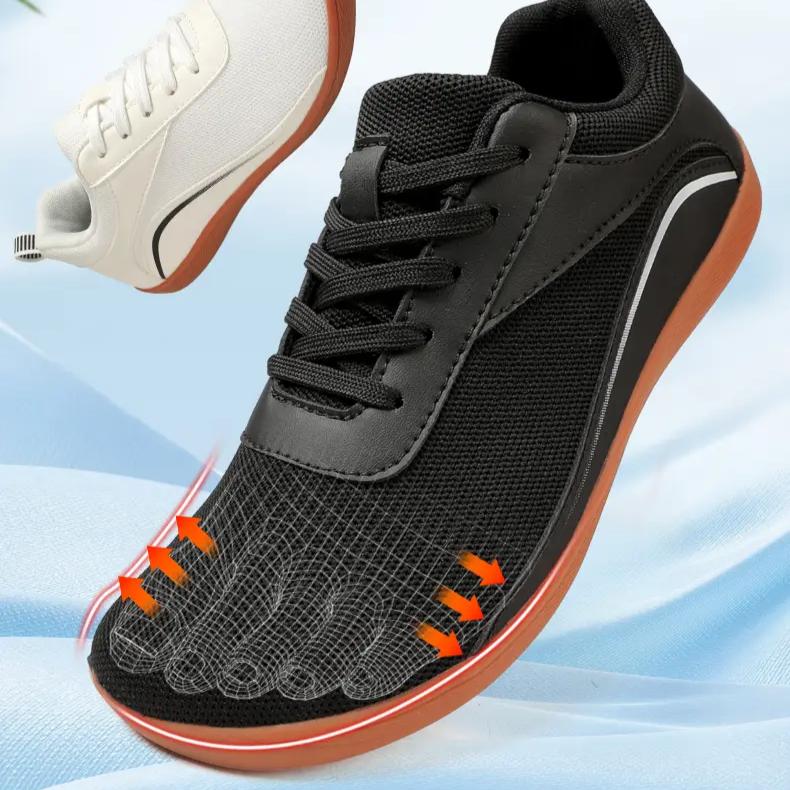Men's Casual Sneakers Wide-head Mesh Sports Shoes