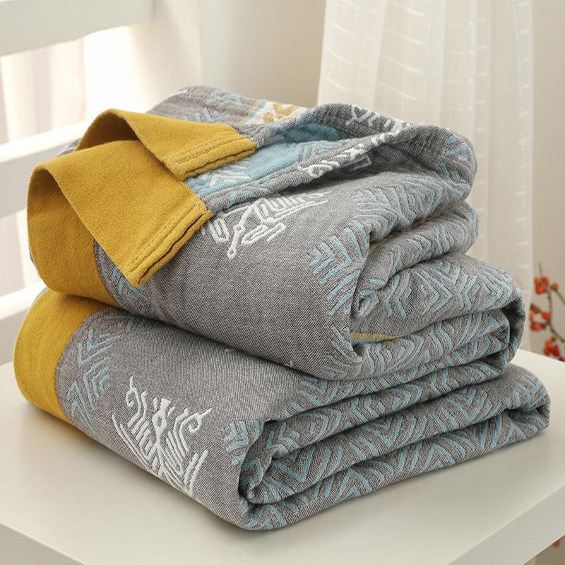 Five-Layer Gauze Summer Blanket: Thin, Cool, and Perfect for Naps