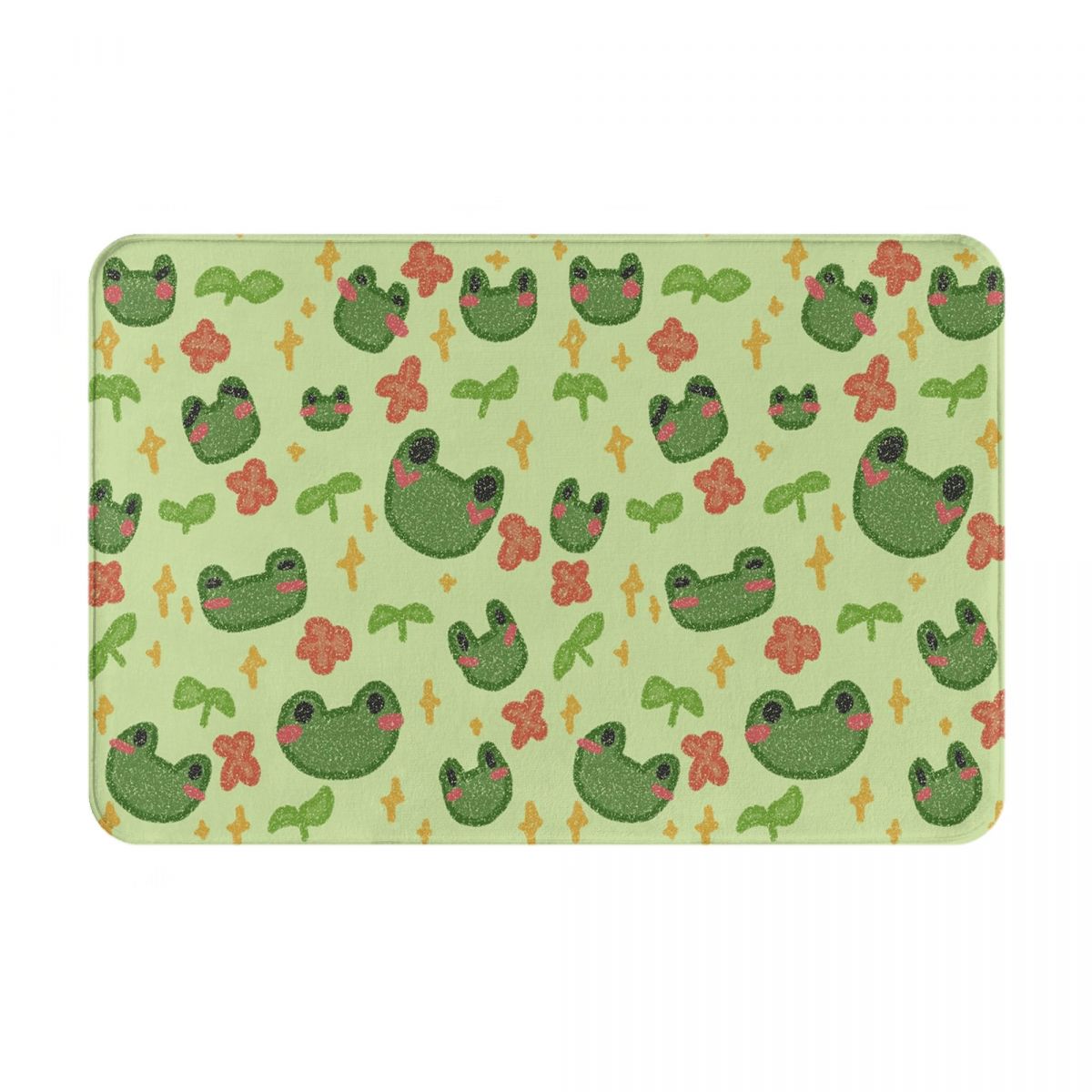 Druk Schattig Kikkers Patroon Antislip Deurmat Vloermat Wasbaar Tapijt Vloerkleed voor Keuken Entree Huis Balkon Voetmat Matten 60x40 cm