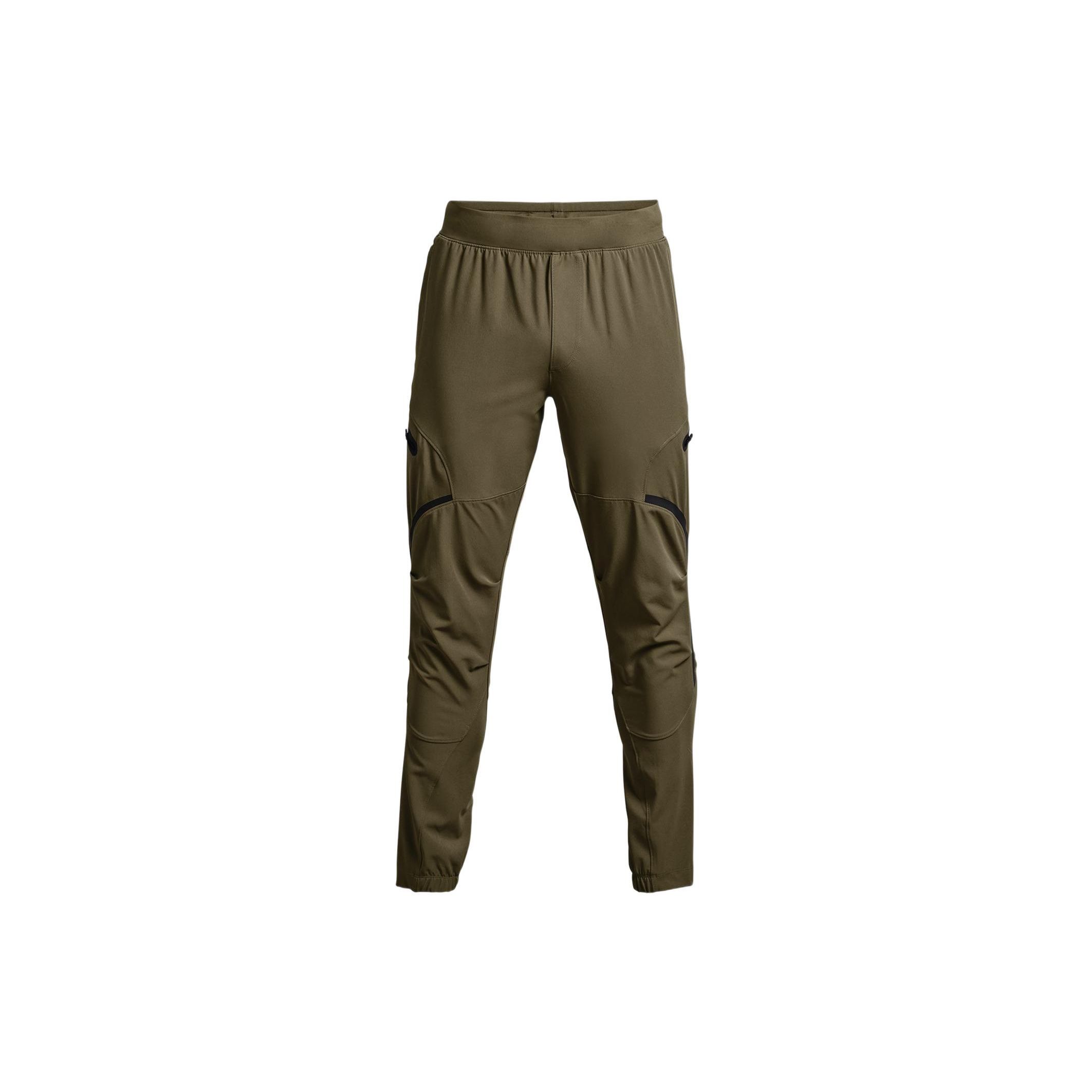

Under Armour Solid Color Training Slim Fit Pants Men Bottoms Green 1352026-361 M
