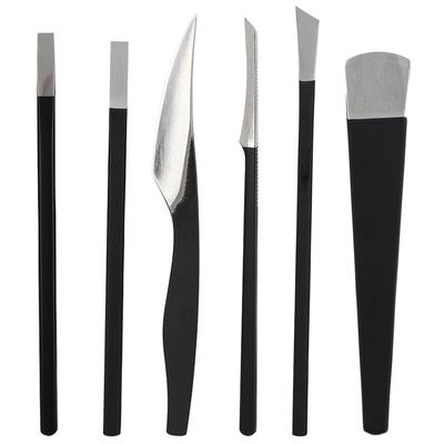 6-teiliges Set Pediküre Messer Set Edelstahl Zehennagelknipser Set mit Aufbewahrungsbox(6 Stück Aufbewahrungsbox