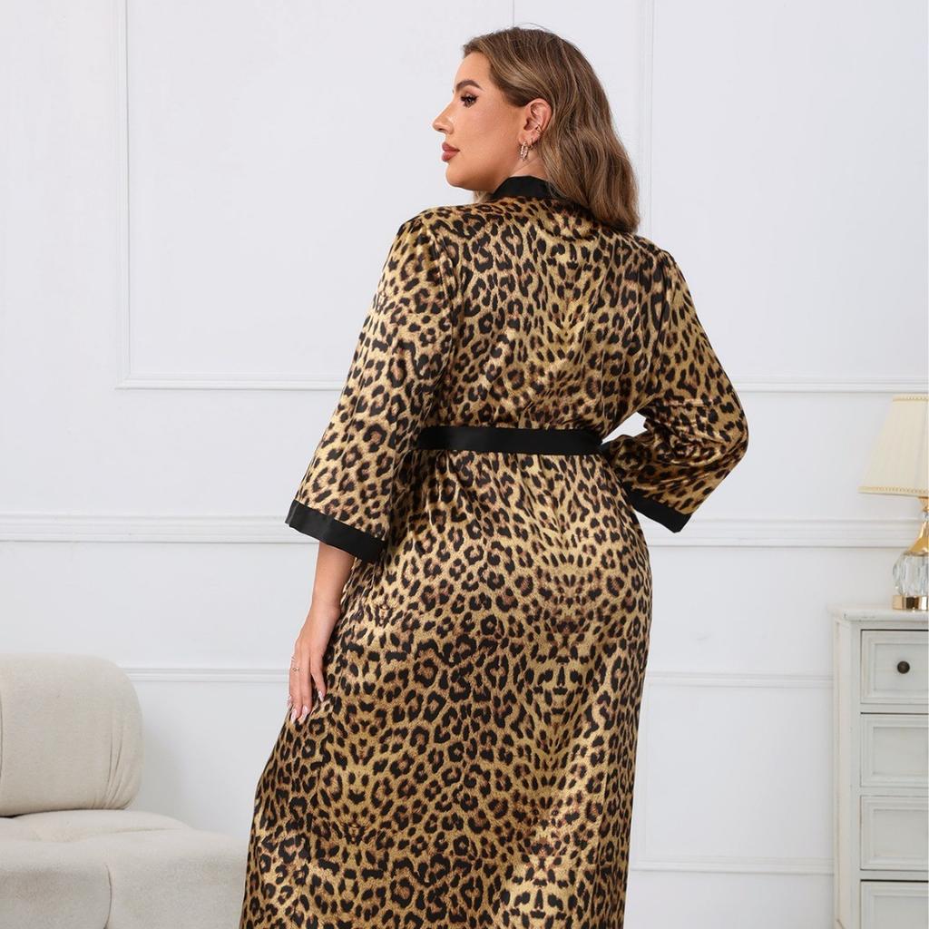 Plus Size Women's Loungewear Sexy Robe Casual Comfortable Nightwear