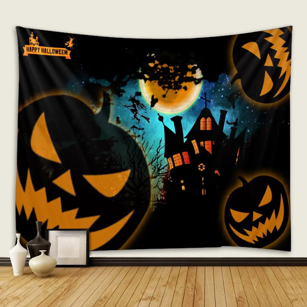 Tapestry Halloween Dekoracja Ściany Tło Domu Wisząca Tkanina Salon Pokój Tapestry Drukowanie Cyfrowe 3D Tapestry Imprezowe
