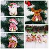 Snowman Christmas Elk Pendants Cloth Xmas Santa Ornaments  Party Supplies
