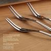 10pcs Stainless Steel Dessert Forks, Fruit Tasting Forks, Nut Picks, Small Size Dinner Forks For Salad, Multipurpose Cutlery Set, Kitchen Supplies