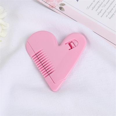 Yousheng Hair Trimmer Creative Shape Solid Construction ABS Heart Shaped Hair Trimming Comb Decoration for Home