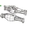 Mjx H12y1/12 Climbing Front And Rear Door Bridge Components Original Shock Absorber Rod Tires Complete Set Of Servo Accessories