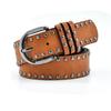 Women's Fashion Rivets Punk Style Wide Belt Casual Multi-color Jeans Accessories Versatile Student Belt
