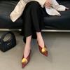 Pointed Toe Footwear Slip On Women Flats With Shoes Female Slides Fashion Shallow Ladies Flats Shoes New In 2025 Spring Summer