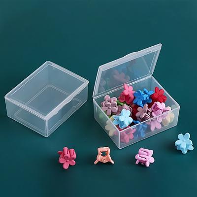 Transparent Storage Box Square Small Items Case Packing Boxes Jewelry Beads