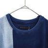 TETE HOMME Unused Short Sleeve Switching Trainer L Navy System Sweat Men's Used
