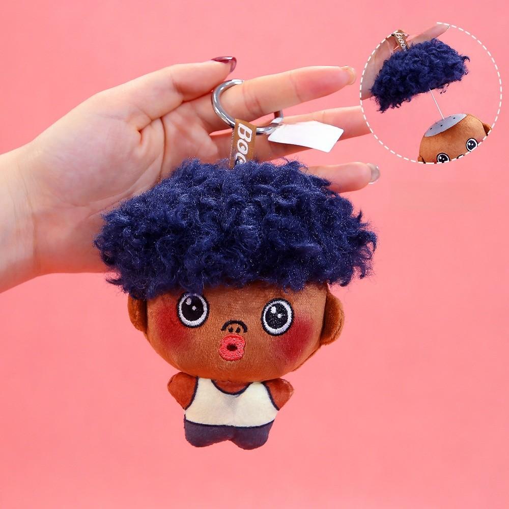 Cute Bear Plush Keychain With Soft Polyester Fiber For Gift And Collection