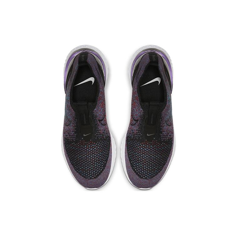 New Nike Epic Phantom React Flyknit Black University Red Hyper Jade Women's BV0415-002