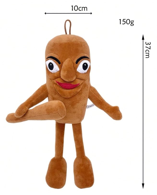 Italian Brain Lot Tung Tung Tung Sahur Plush Toy, Body Pillow, Soft, Cute, Funny, Room Decor, Figurine, Kids' Holiday Gift [Used]