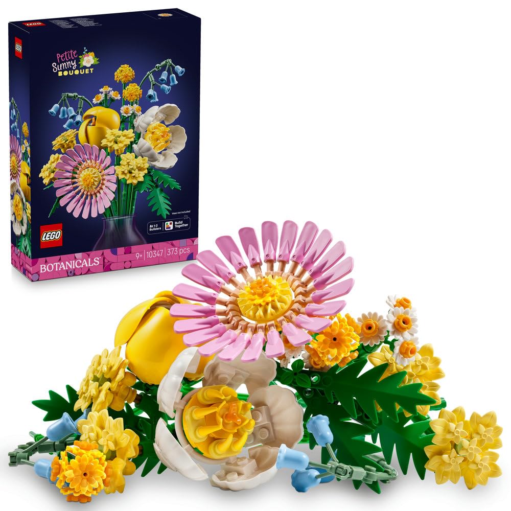 

LEGO 10347 Botanical Mini Flower Bouquet Toy Gift for Kids Girls Boys 9-11 Years Old Artificial Flowers Interior Decor Stylish