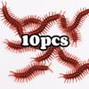 50Pcs Realistic Bugs Funny Toy Fake Cockroach Novelty Insects Halloween Prank Simulation Tricky Disgusting Scary Party Supplies