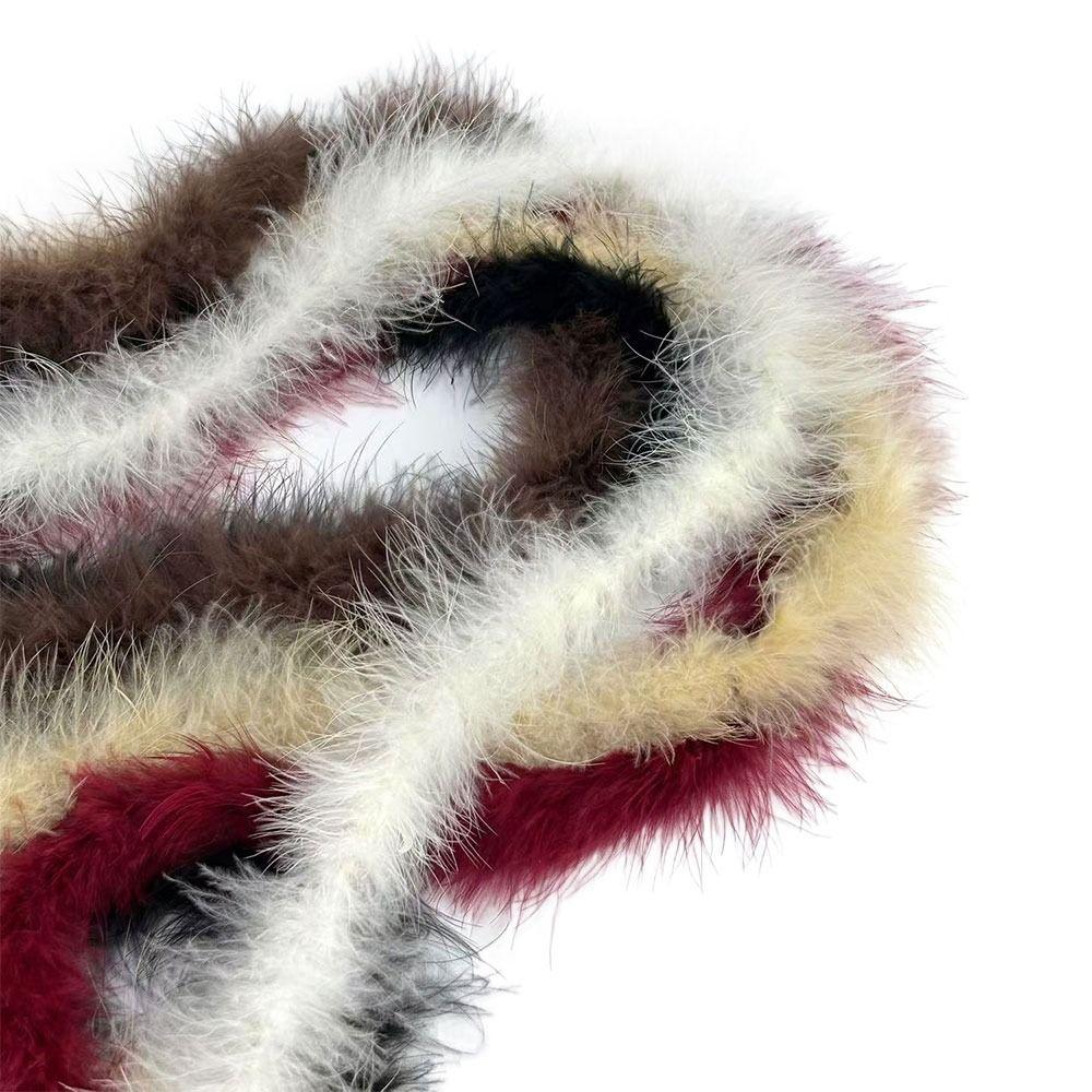 Y2K Punk Fur Belt Fluffy Hiphop Jeans Belt Jeans Pants Decor Soft Plush Belt