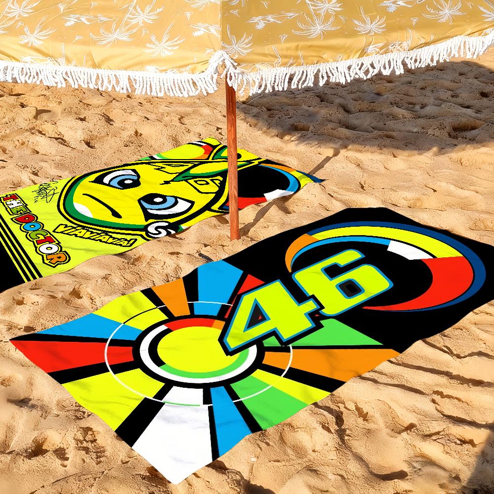 Modisches Handtuch Weich Pool Geschenk Für Reise Fitnessstudio Dusche Camping Schnelltrocknend Sport V-Valentino Moto R-Rossi Cool-46 Große Strandtücher
