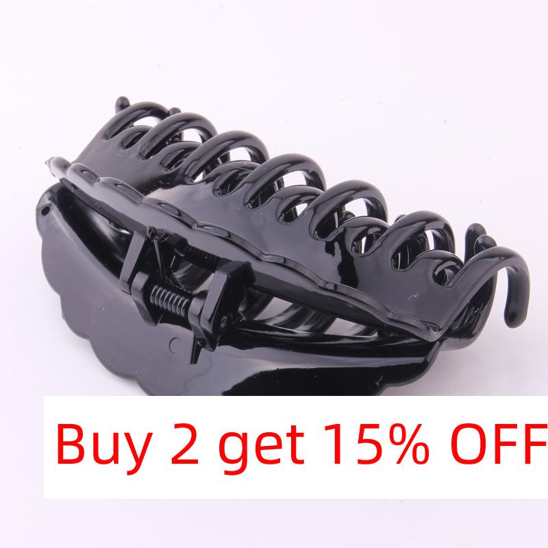 Newest  Classical Hair Claws for Women Large Size Solid Plastic Crab for Hair Lobster Claw Design Hairpin Accessories
