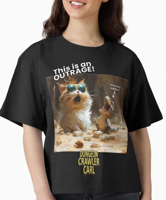 Dungeon Crawler Carl - This is an OUTRAGE Boxy T-Shirt 4XL