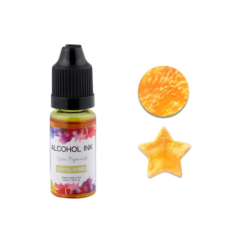 10ml Epoxy Resin Diffusion Pigment Resin Pigment Alcohol Ink Liquid Colorant Dye Diffusion Ink for Epoxy Dyeing Jewelry Making