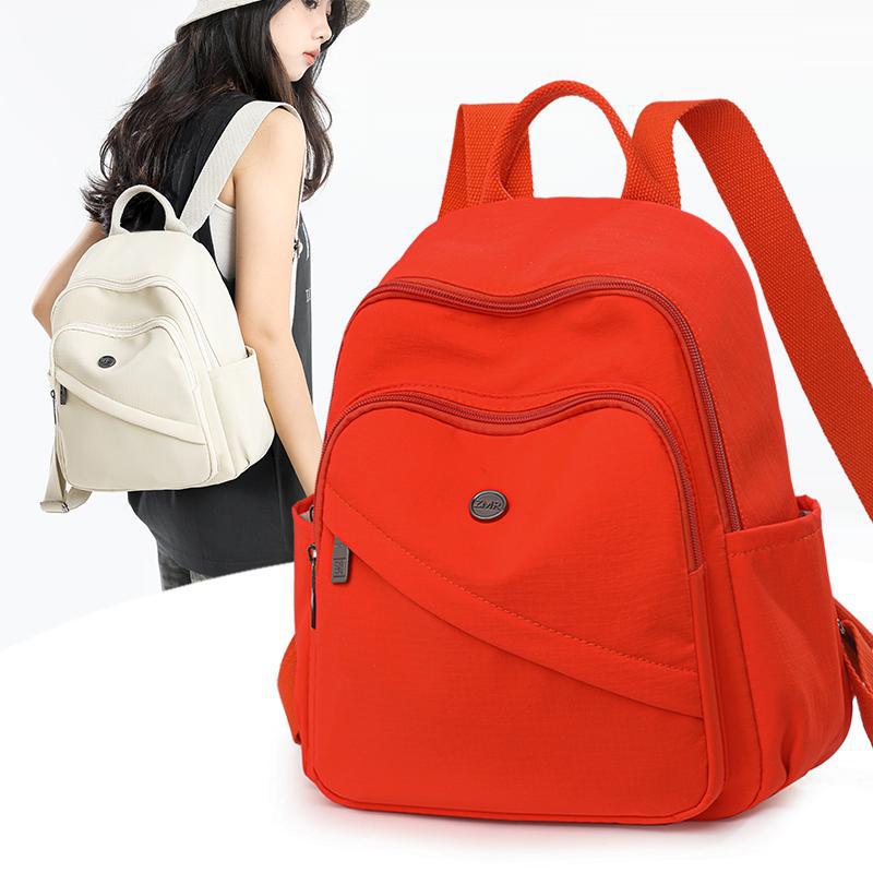 Schoolbag Oxford Cloth Backpack Women's 1011 New Fashion Versatile Lightweight Small High-end Travel Canvas Casual Backpack