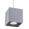 Quad 1 Hanging Lamp Gray