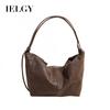 IELGY Trendy Large-Capacity Korean Retro Fashion Dumpling Bag Casual One-Shoulder Diagonal Bag