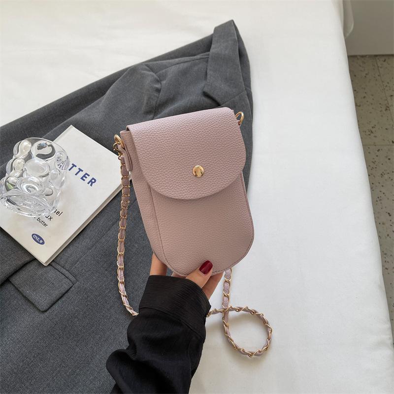 Bags With Mobile Phones, Women'S Messenger Bags, Women'S French Niche Design, Shoulder Chain Bags, Women