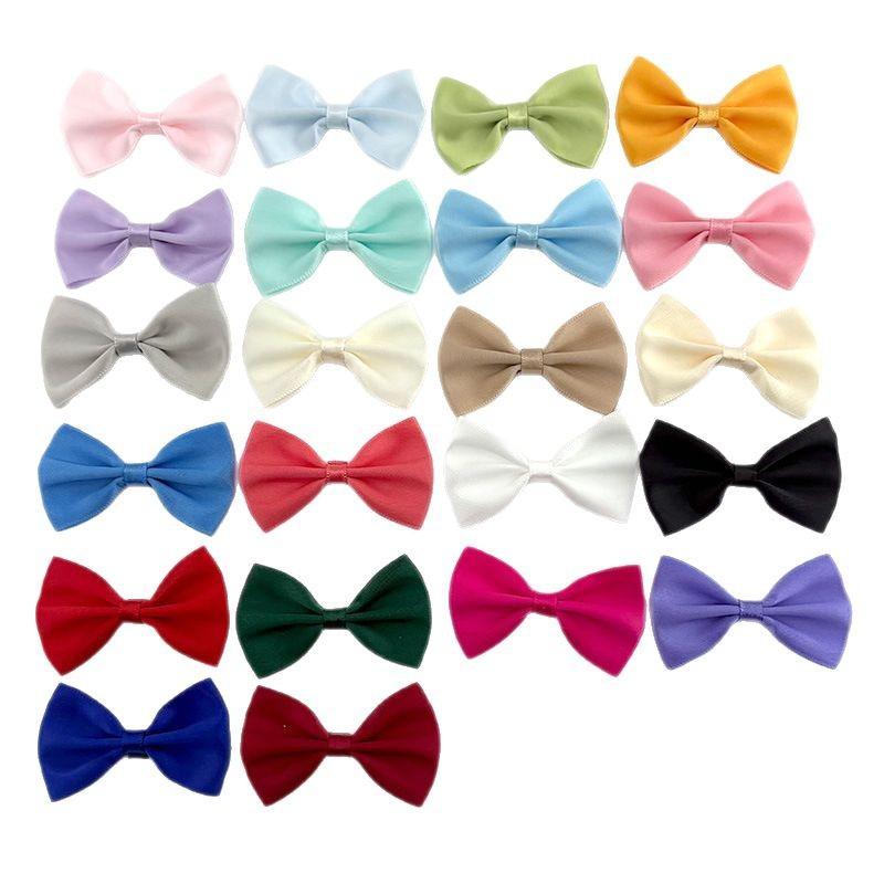 4x6 Cm Polyester Ribbon Bow, Ready Stock - Solid Color Waist Wrap Accessory