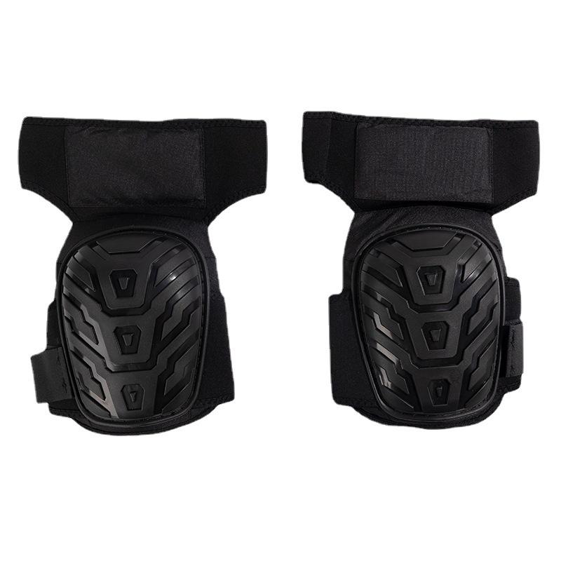Extended Thick Wear-Resistant Silicone Knee Pad for Outdoor Work & Repair - Non-Slip, Hard Shell Protection