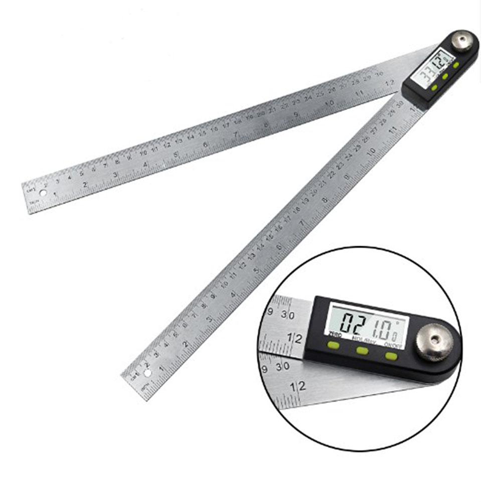 0-200mm/300mm Digital Angle Ruler Finder Meter Protractor Inclinometer Goniometer Electronic Angle Gauge