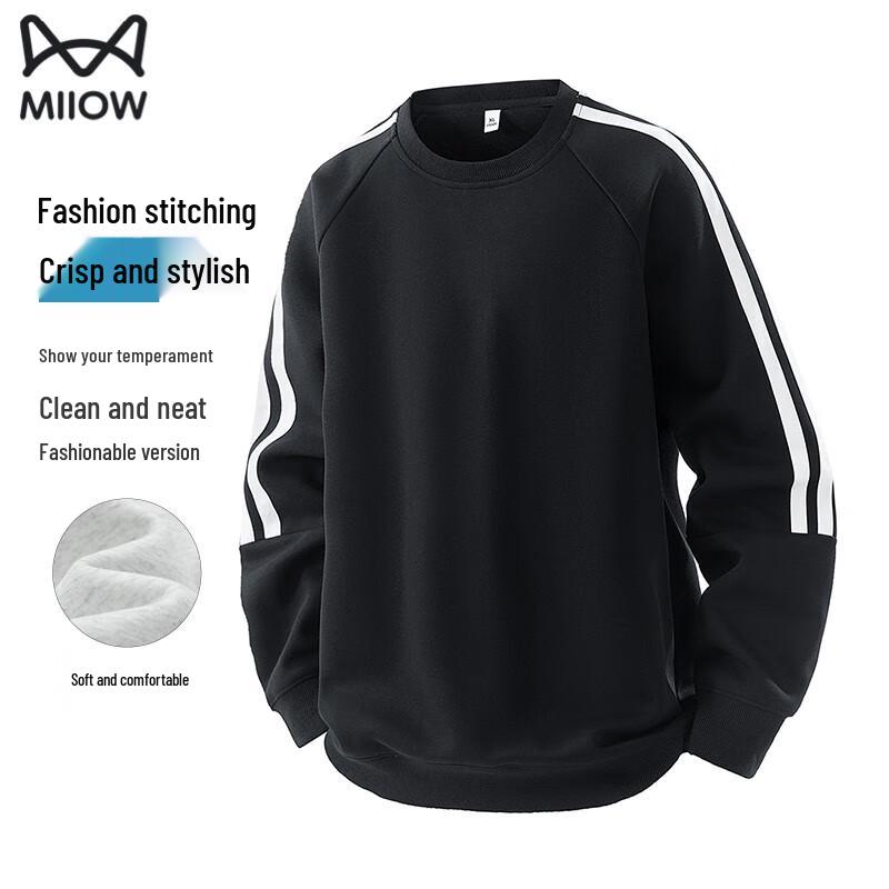 MiiOW Men s 2025 A/W Round Neck Casual Sweatshirt 3XL
